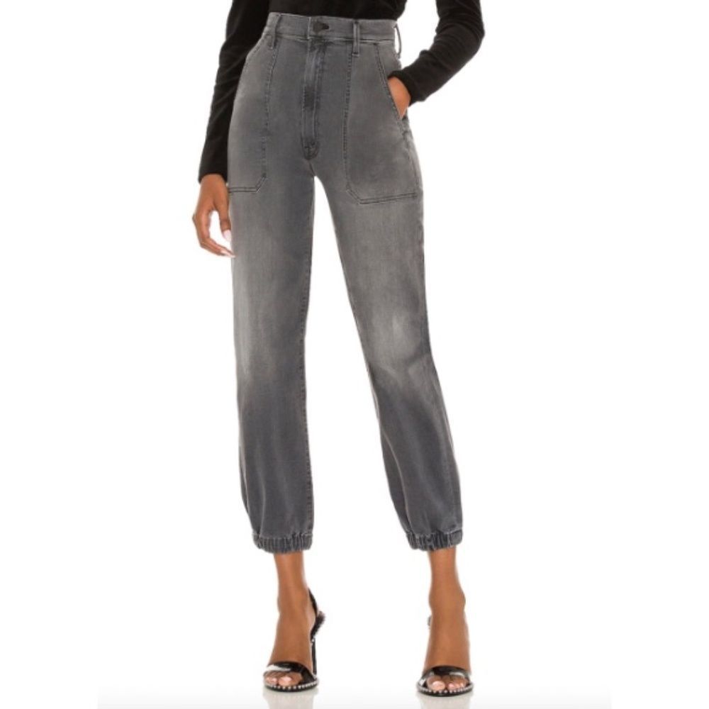 Mother The Wrapper Patch Springy Ankle Jeans - image 2